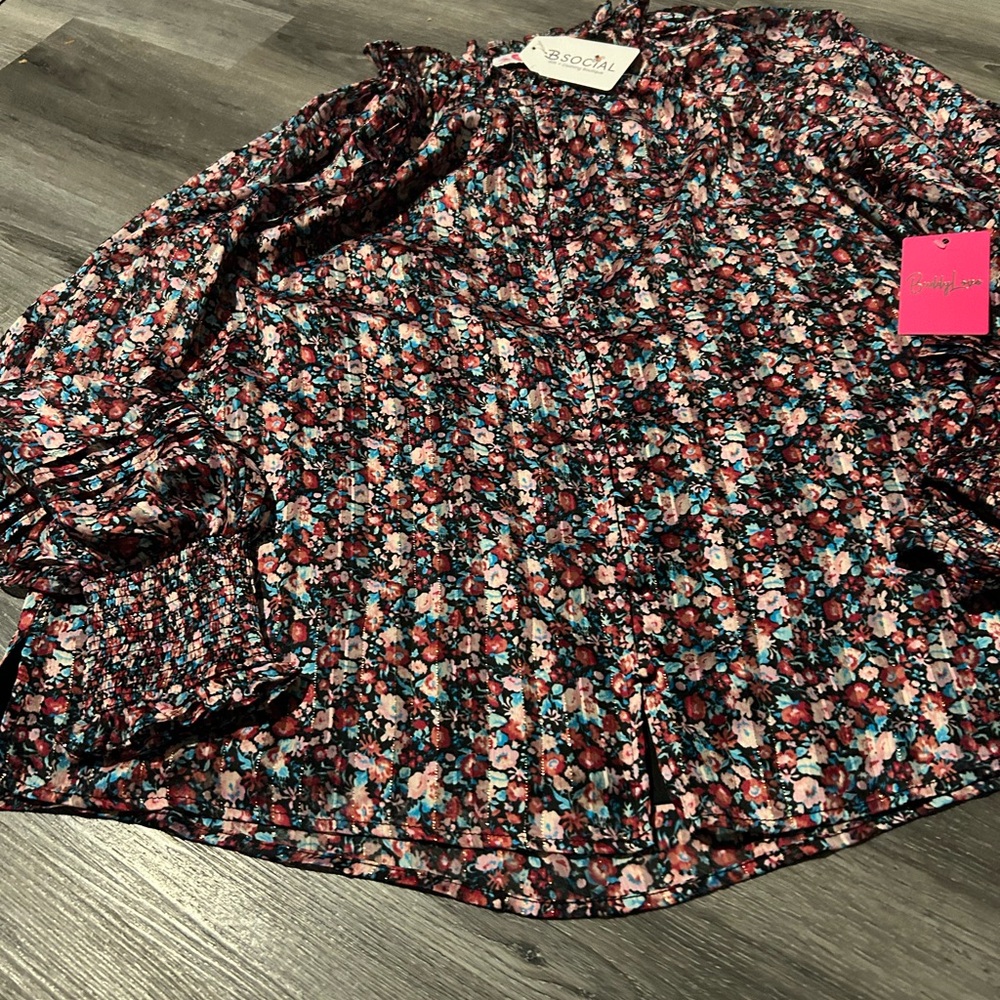 Floral Long Sleeve Blouse - Picture 8 of 8